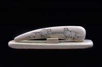 ARCTIC FOX SCRIMSHAW