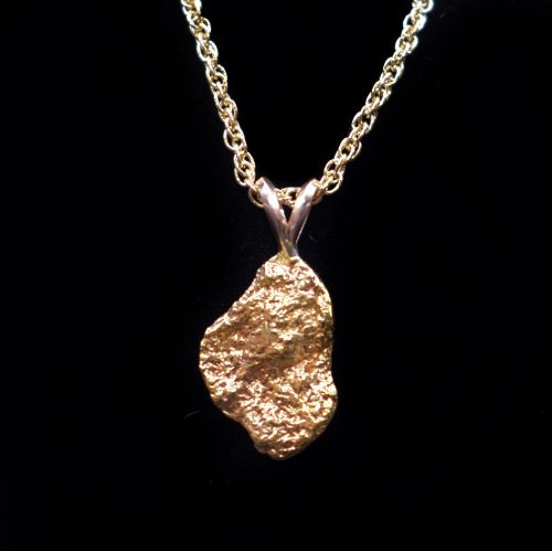 GOLD NUGGET PENDANT