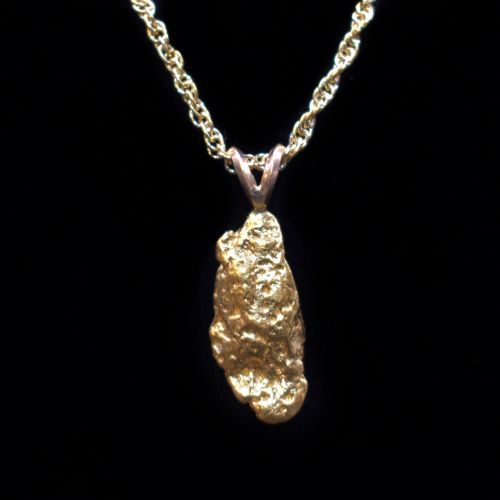 GOLD NUGGET PENDANT