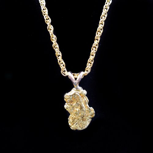 GOLD NUGGET PENDANT