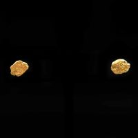 GOLD NUGGET EARRINGS