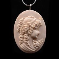 PENDANT - MAMMOTH IVORY CAMEO