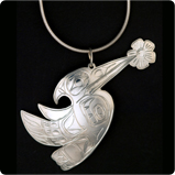 Hummingbird Silver Pendent